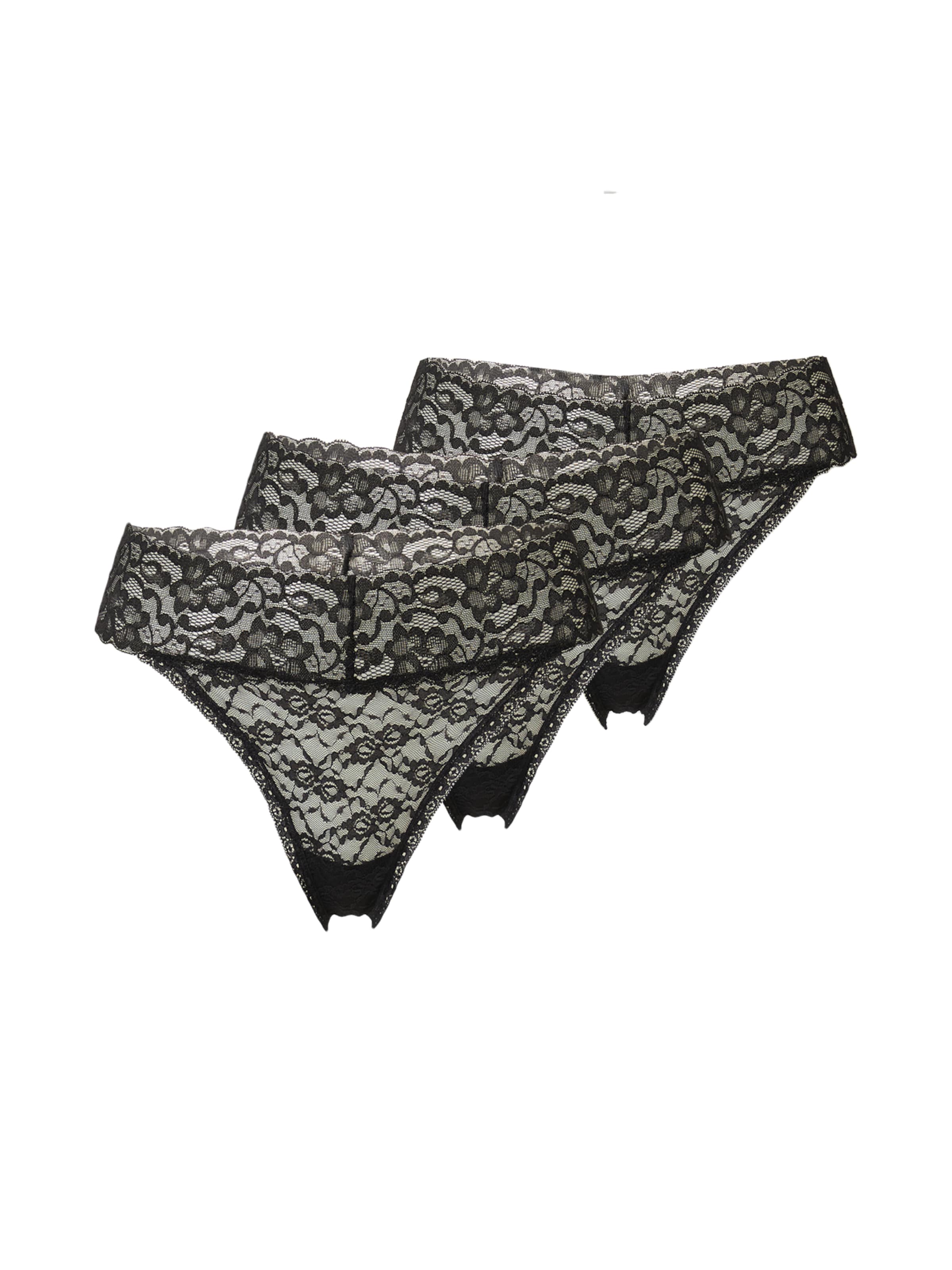 String 'Lacey' ABOUT YOU en noir : devant