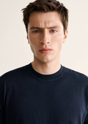 MANGO MAN Shirt 'Sun' in Blue