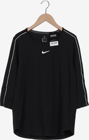 NIKE Langarmshirt L in Schwarz: predná strana