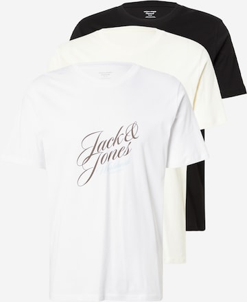 JACK & JONES T-Shirt 'JORInwood' in Beige: Vorderseite