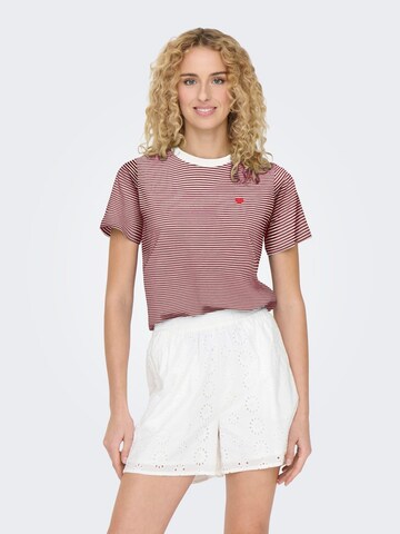 JDY Shirt 'JDYPISA' in Rood: voorkant