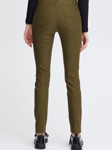 Fransa Skinny Broek in Groen