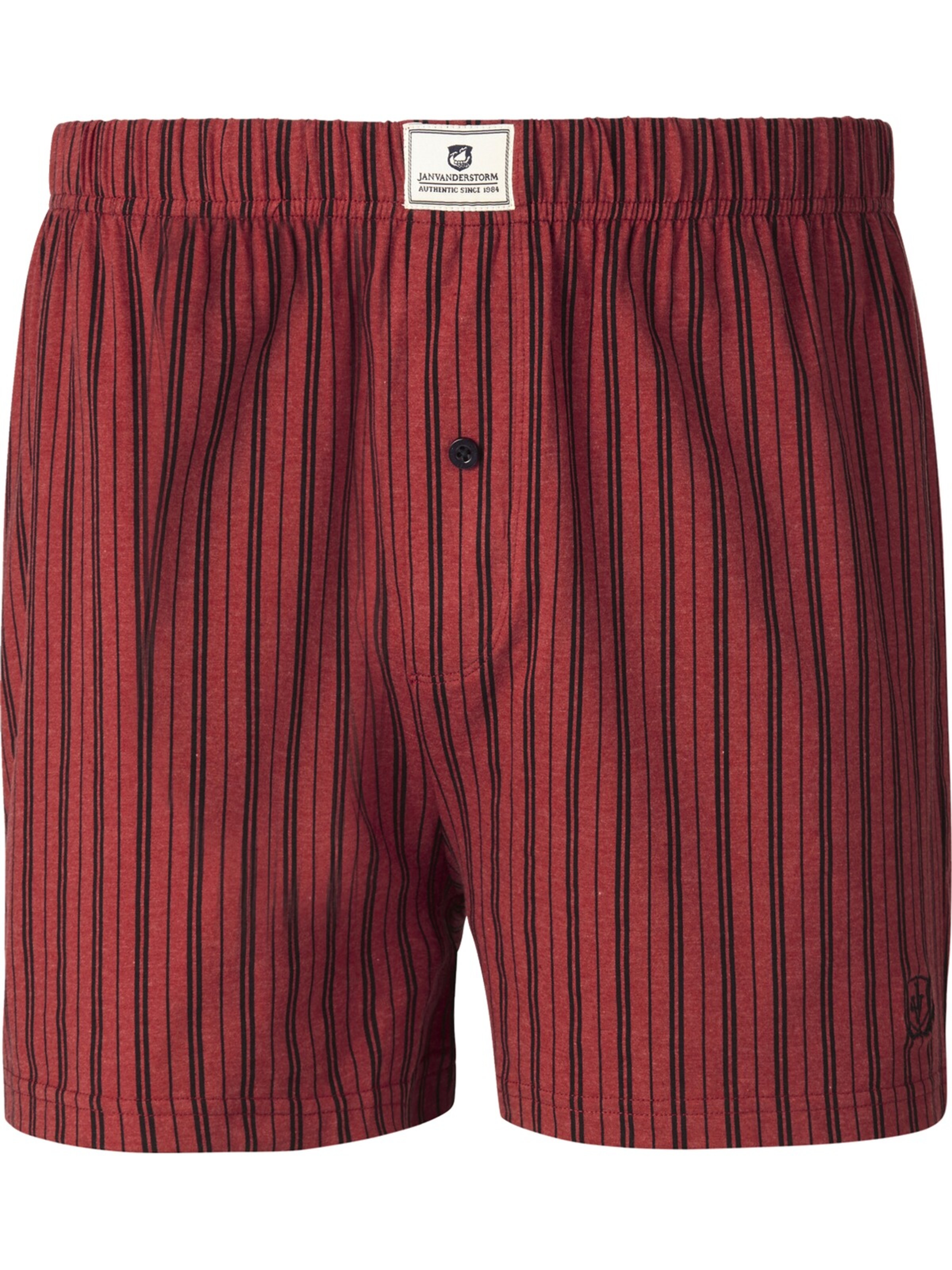 Jan Vanderstorm Boxer shorts ' Thure ' in Red