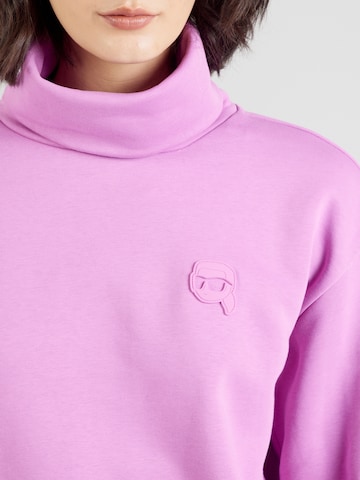 Sweat-shirt Karl Lagerfeld en rose