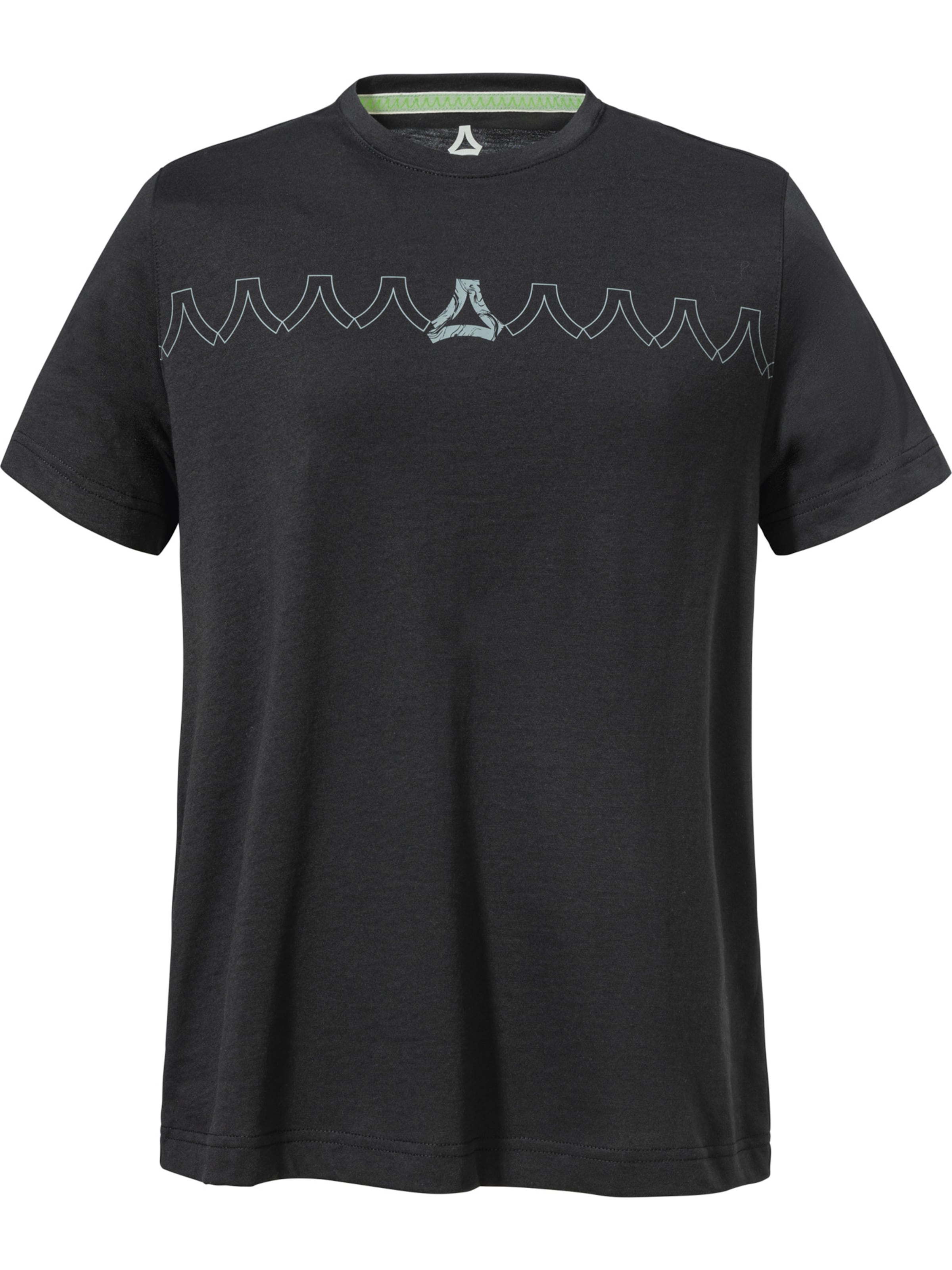 T-shirt fonctionnel 'Elmori' Schöffel en noir : devant