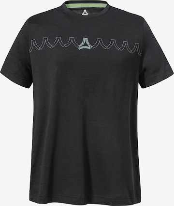 T-shirt fonctionnel 'Elmori' Schöffel en noir : devant