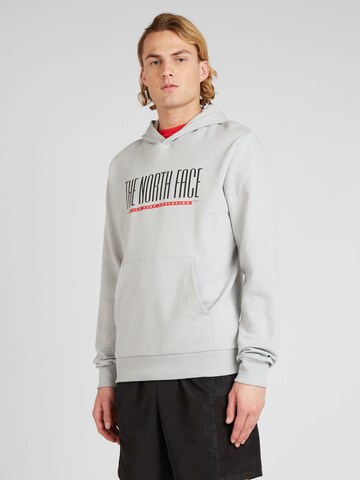 Felpa 'EST 1966' di THE NORTH FACE in grigio: frontale