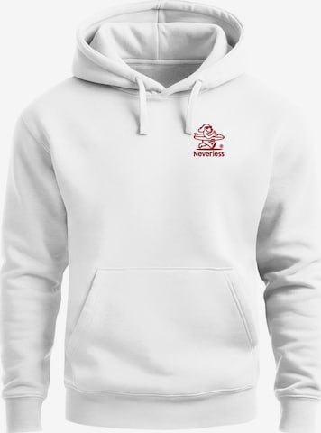 Neverless Sweatshirt 'Sunset Beach' in Weiß: Vorderseite