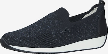 Slipper di ARA in blu: frontale