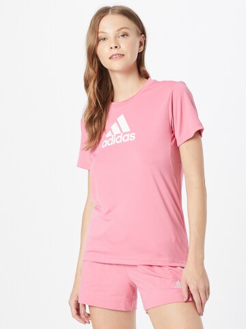 ADIDAS SPORTSWEAR Performance Shirt in Pink: front