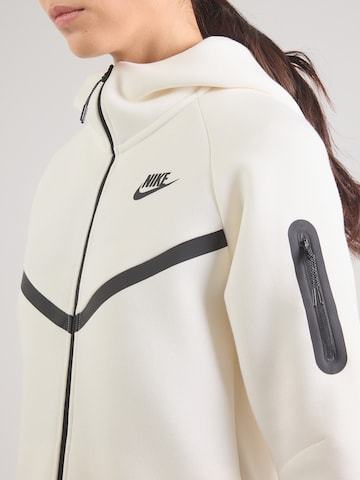 Nike Sportswear Tepláková bunda 'TECH FLEECE 2' - Béžová