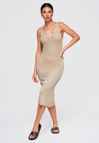Ombre Avondjurk in Beige