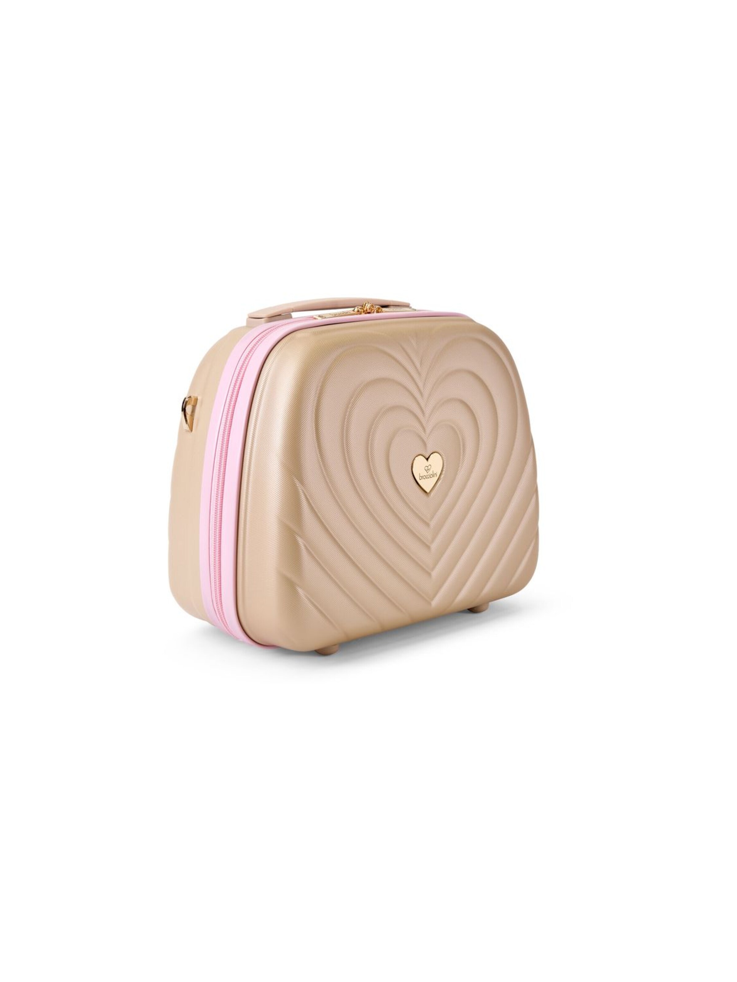 Braccialini - Bolsa de maquillaje 'Matelassé' en oro