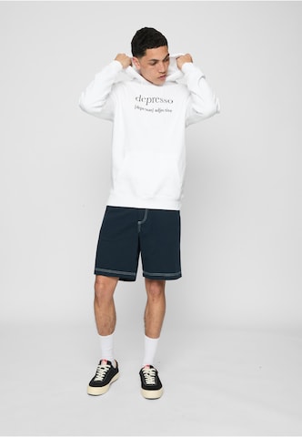 MT Men Sweatshirt 'Depresso' in Weiß