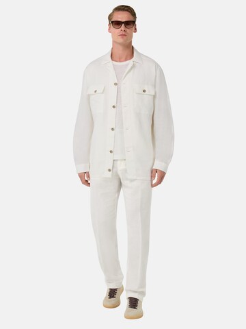 Boggi Milano Regular fit Button Up Shirt 'Camp' in White