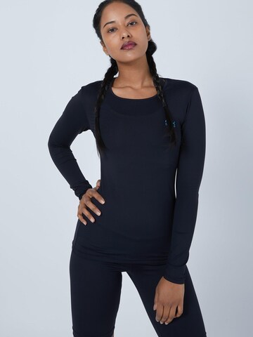SPORTKIND Performance Shirt 'Longsleeve Shirt' in Black: front