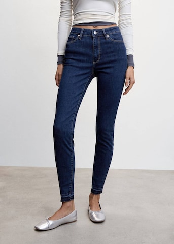 MANGO Skinny Jeans 'Newanne' in Blue: front