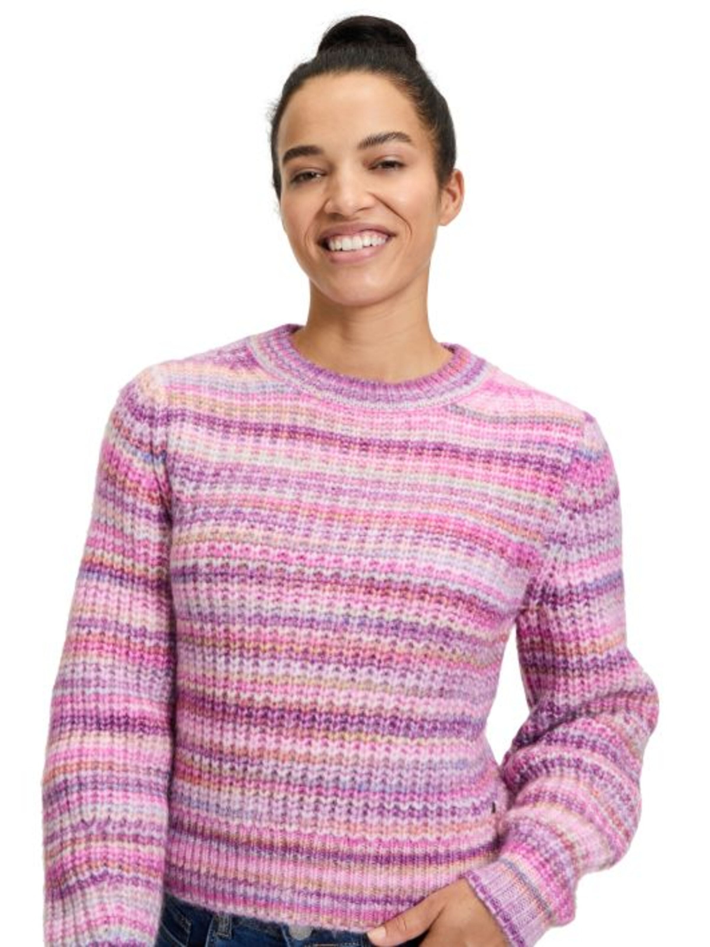 Betty & Co Sweater in Pink: front