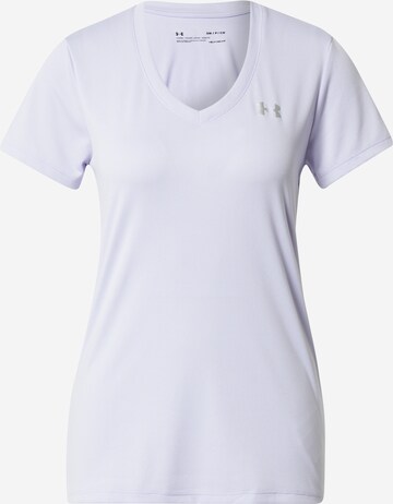 UNDER ARMOUR Performance Shirt 'Tech' in Purple: front