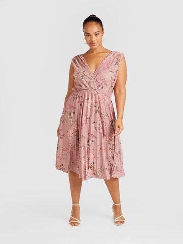 ABOUT YOU Curvy Kleid 'Lotta' in Pink: predná strana