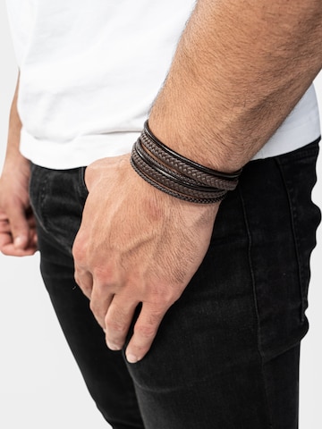 Bracelet 'Wrap' SERASAR en marron