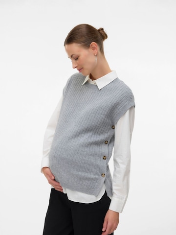 Gilet MAMALICIOUS en gris : devant