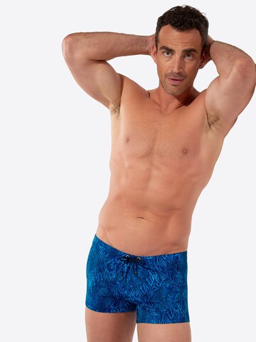 Shorts de bain ' Swim Shorts Panarea ' HOM en bleu : devant
