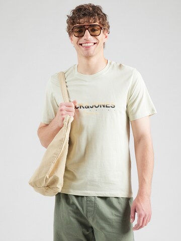 JACK & JONES Футболка 'JORCanggu' в Зеленый: спереди