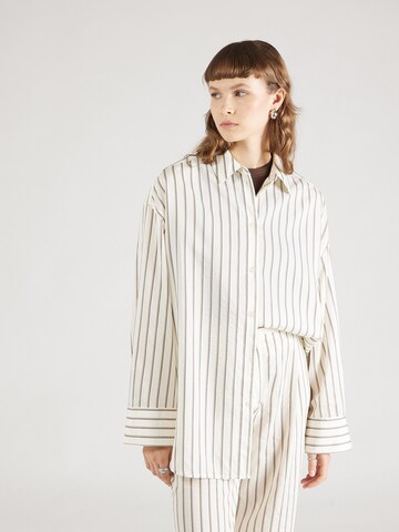 Samsøe Samsøe Bluse 'Marika' in Beige: Vorderseite