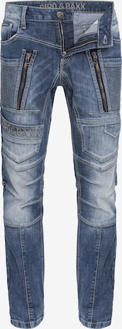 CIPO & BAXX Regular Jeans in Blauw: voorkant