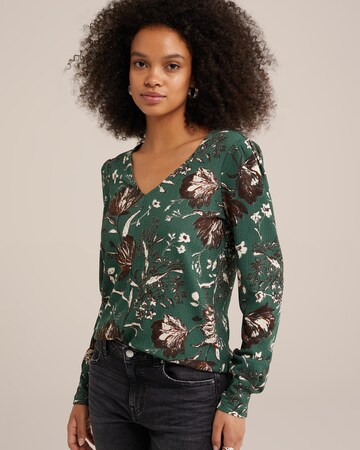 WE Fashion T-shirt i grön: framsida