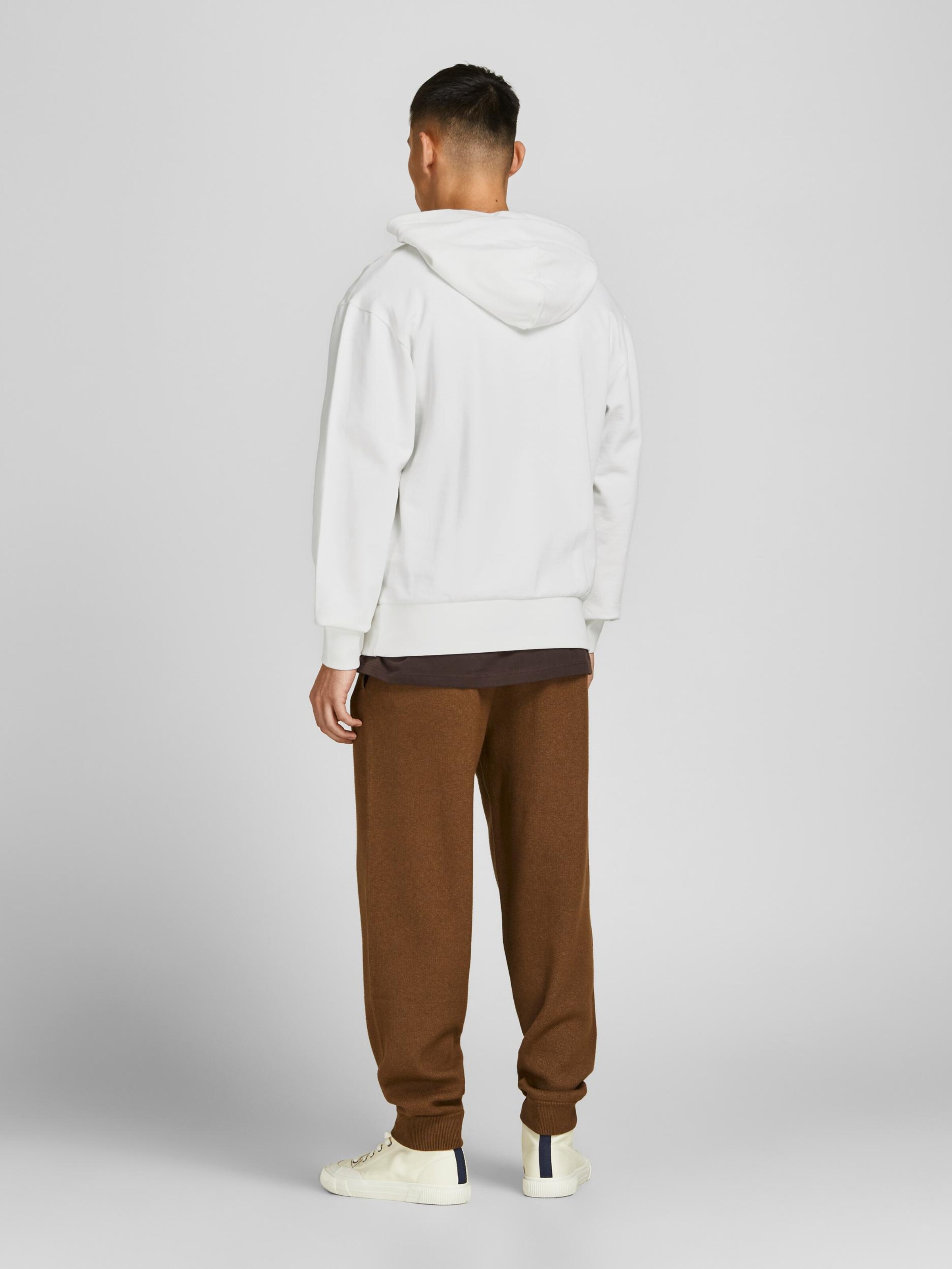 Männer Sweat JACK & JONES Sweatshirt 'Bluwoody' in Weiß - LD88864 Männer Sweat JACK & JONES Sweatshirt 'Bluwoody' in Weiß - LD88864