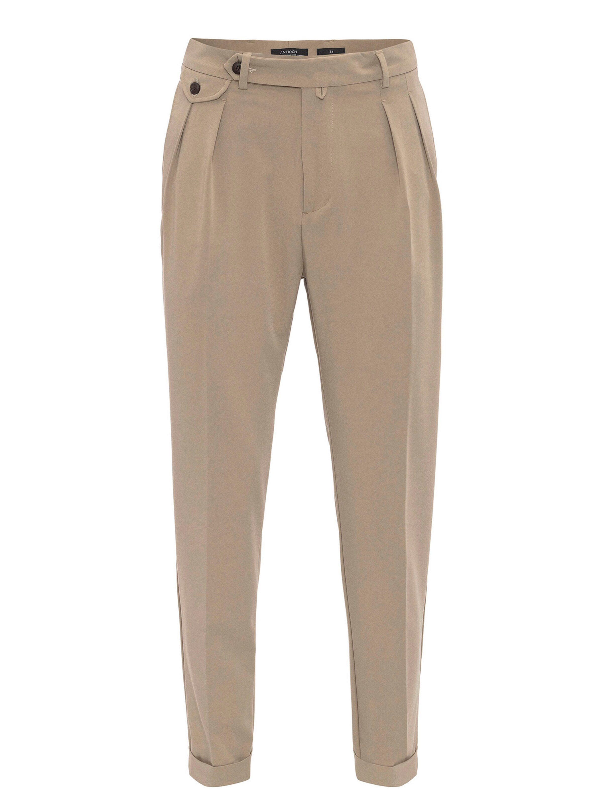 bēšs Antioch Pakapēniski sašaurināts piegriezums Klasiskas bikses: no priekšpuses