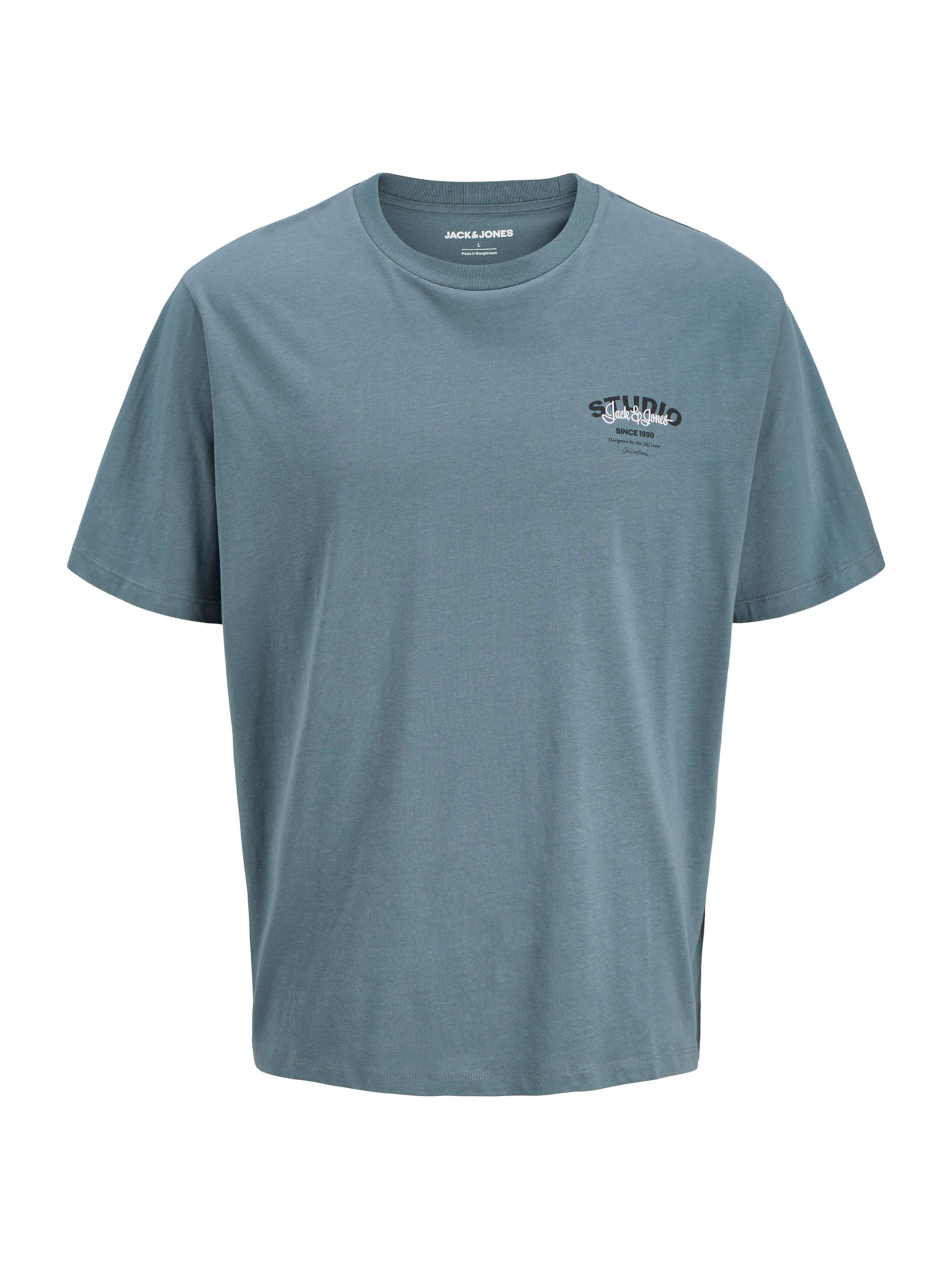 Jack & Jones Plus Футболка 'JJYUKI' в Синий: спереди