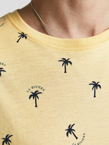 Maglietta 'Positano' di JACK & JONES in giallo