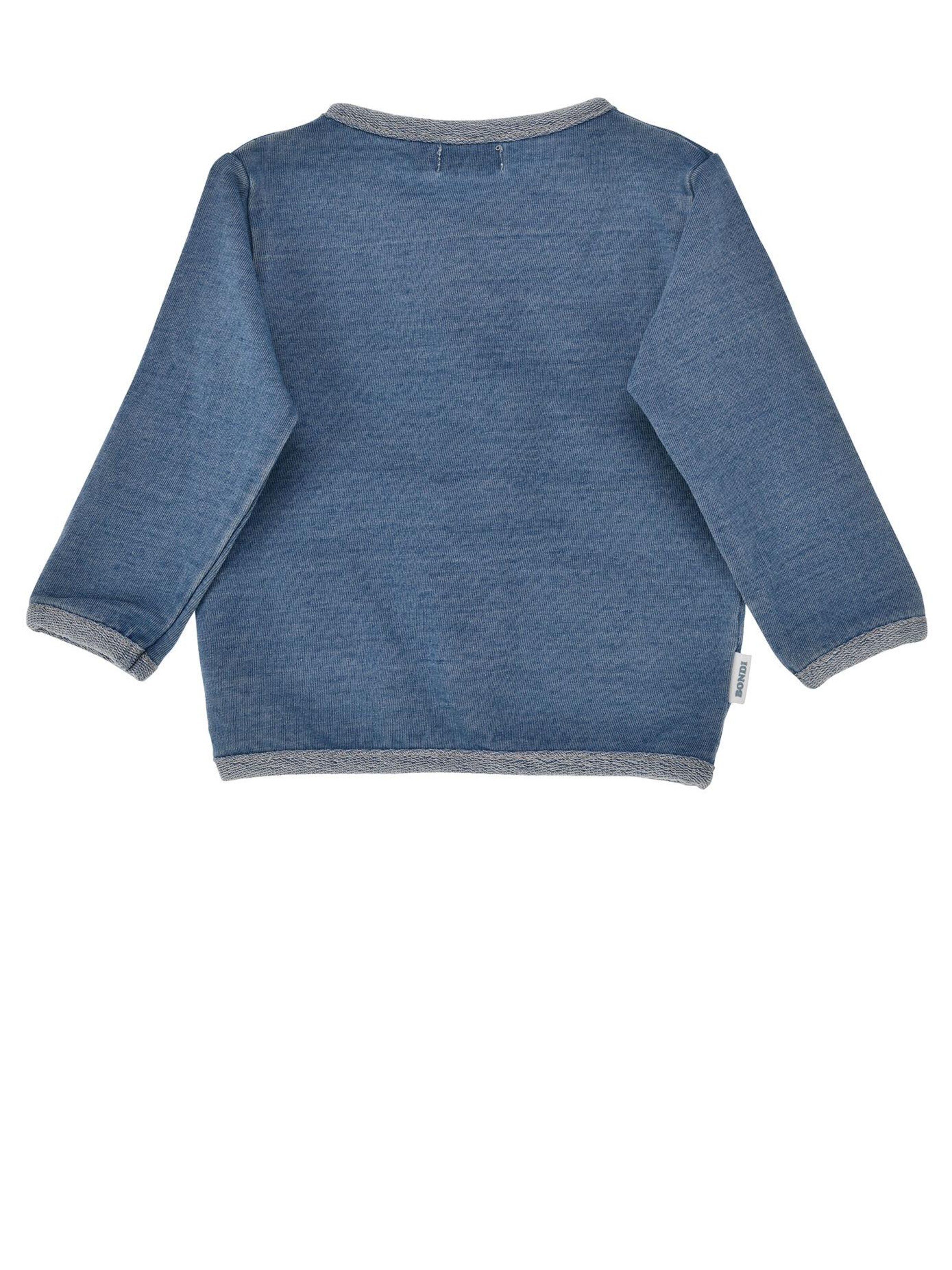 BONDI Sweatjacke‌‌‌‌‌‌‌ in Blau: Vorderseite