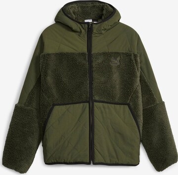 PUMA - Chaqueta de entretiempo en verde: frente