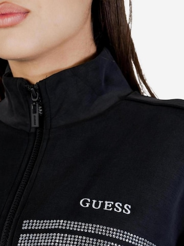 Felpa 'BERTHE HIGH NECK FULL-ZIP SWEA V6RQ01 KCAY2' di GUESS in nero