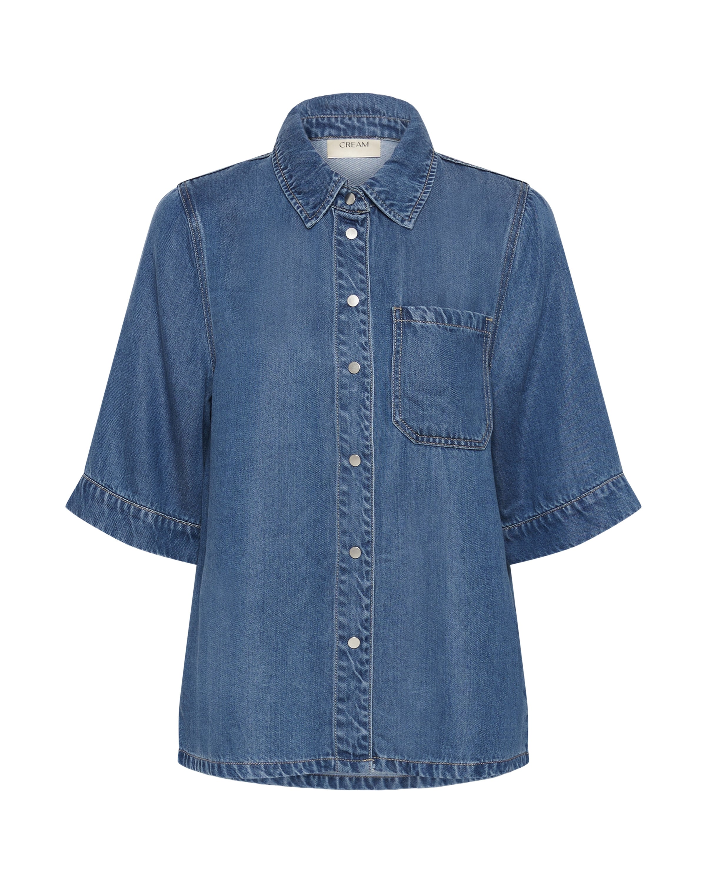 Cream Bluse 'Marelli' i blå: forside