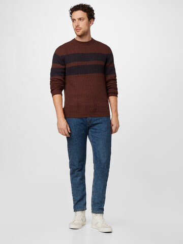 Only & Sons Sweter 'SAZLO' w kolorze brązowy