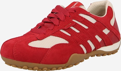 GEOX Sneaker 'SNAKE ORIGINAL' in rot / weiß, Produktansicht