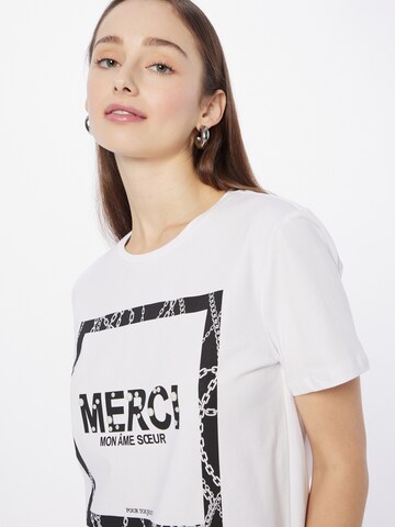 PIECES - Camiseta 'OLLY' en blanco