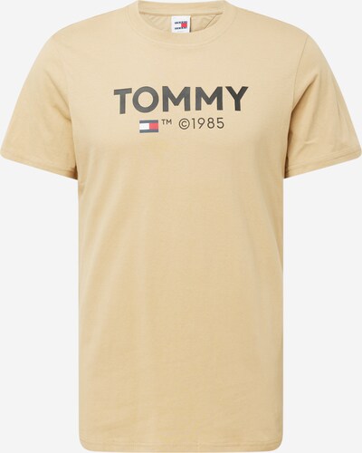 Tommy Jeans Tričko 'ESSENTIAL' - piesková / červená / čierna / biela, Produkt