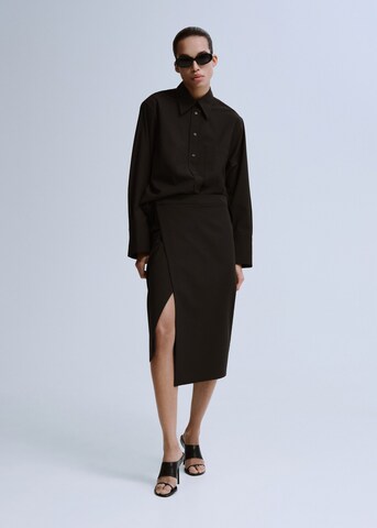 MANGO Skirt 'Aura' in Brown