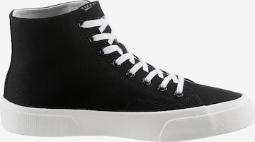 Tommy Jeans High-Top Sneakers in Black