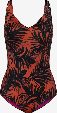 TRIUMPH Badpak ' Red Label Summer Palm ' in Oranje: voorkant