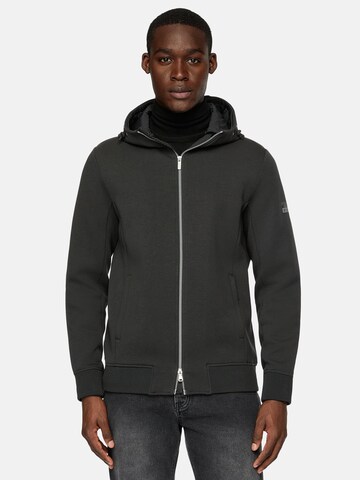 Veste de survêtement Boggi Milano en noir : devant