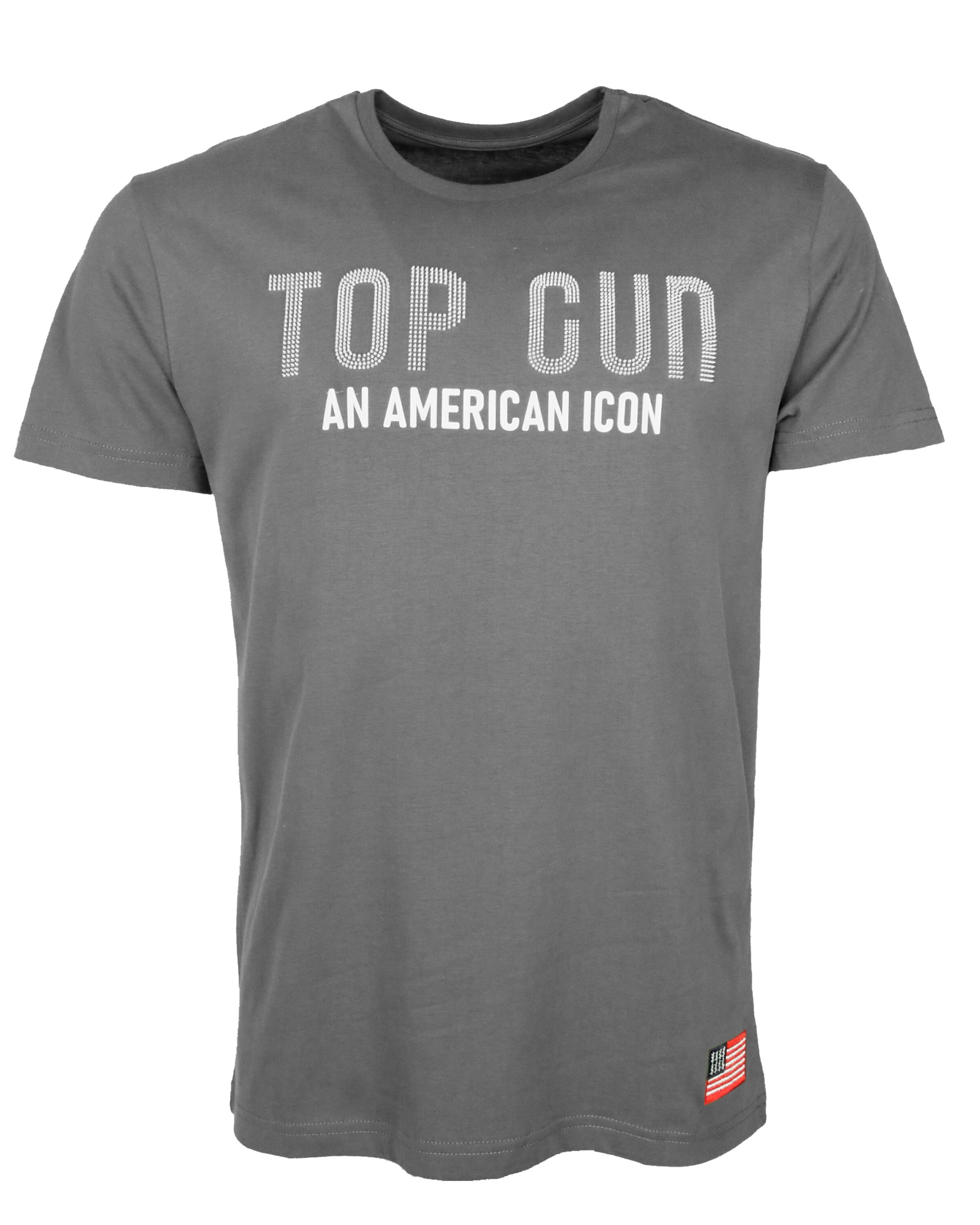 TOP GUN Shirt in Grey: front