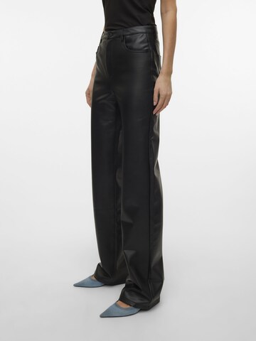 VERO MODA Wide Leg Bukser 'Tessa' i sort