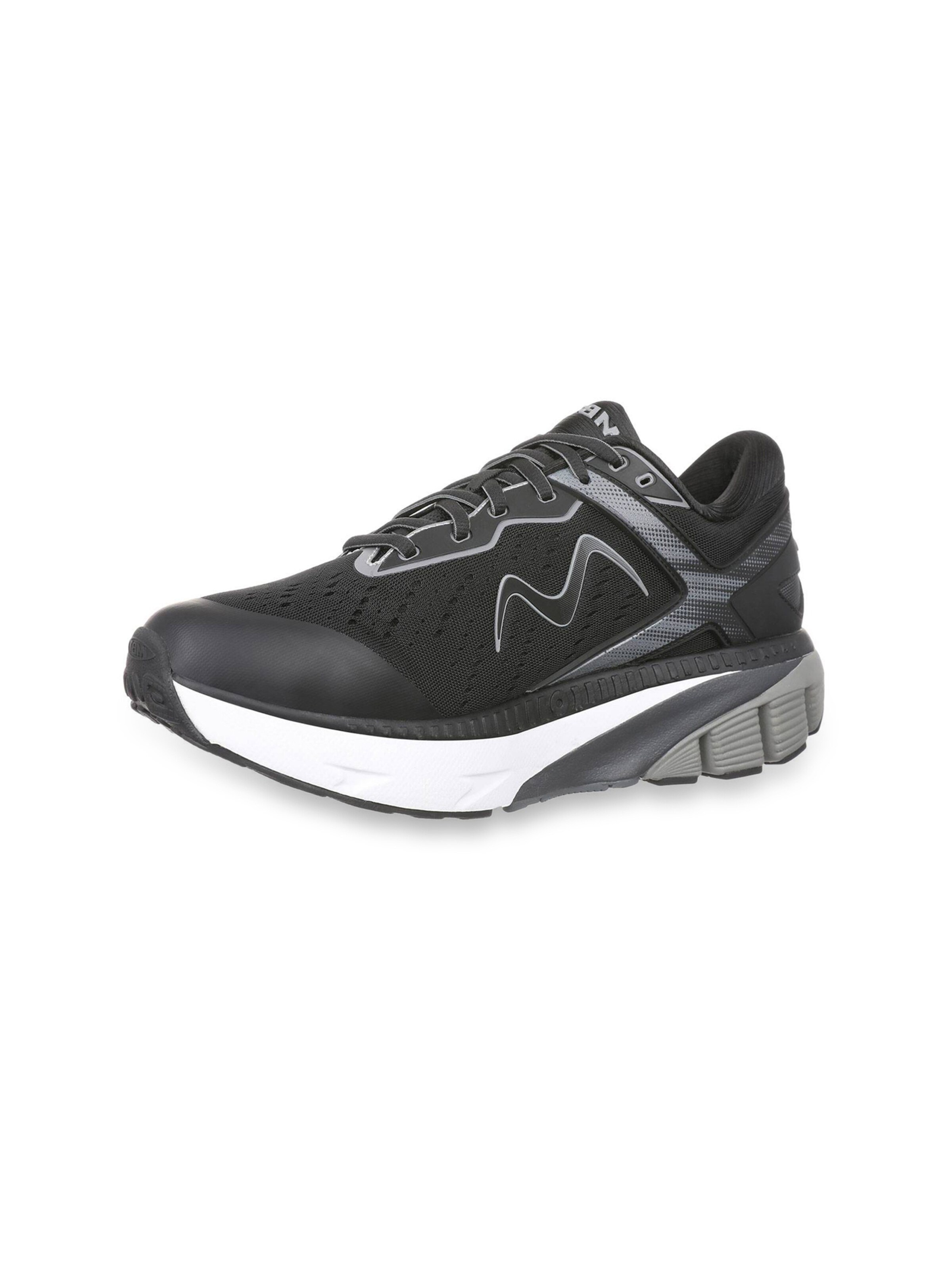 MBT - Sapatilhas slip-on ' MTR-1500 III LACE UP ' em preto: frente
